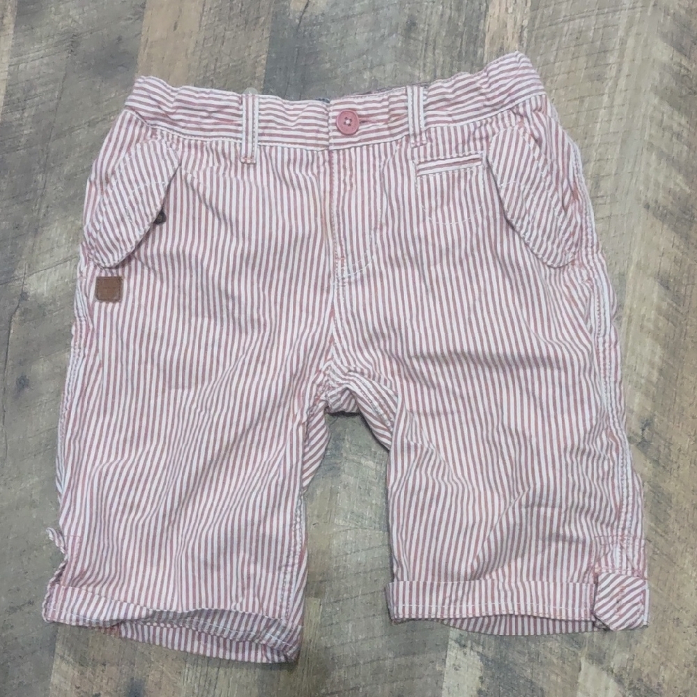 Pepe Jeans Pink Striped Kids Shorts